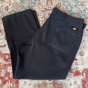 Dickies Orginal 874 Icon Fit Mens 44 x 30 Black Worn Fade Comfort Work Pants
